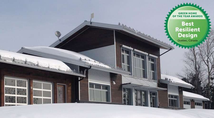 最好的被动式太阳能住宅设计- Kenogami住宅-生态住宅