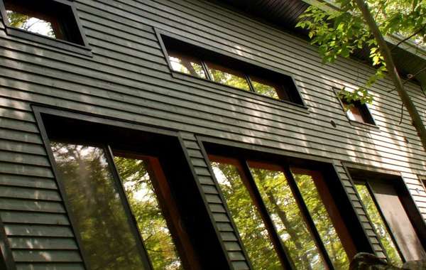 木框架三层玻璃,充氩windows Ecohome演示的房子