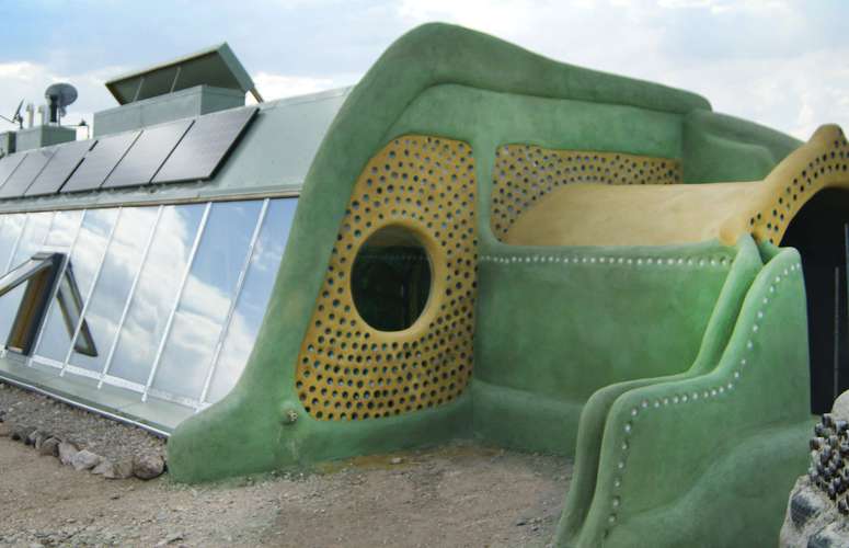 Earthship in Taos, New Mexico, shame they don't work in cold climates