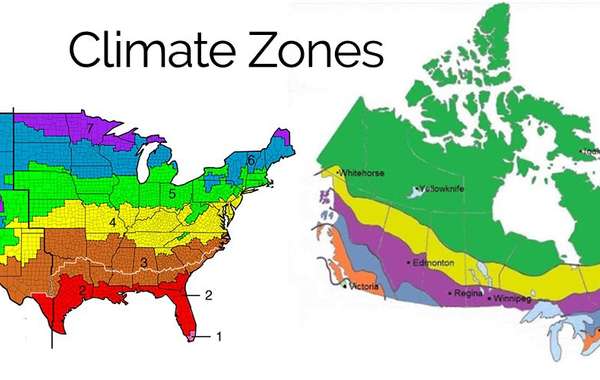 建筑气候区美国&加拿大地图帮助规范的房屋gydF4y2Ba