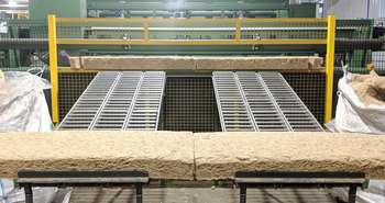 Hemp insulation products for USA & Canada rolling off the production line