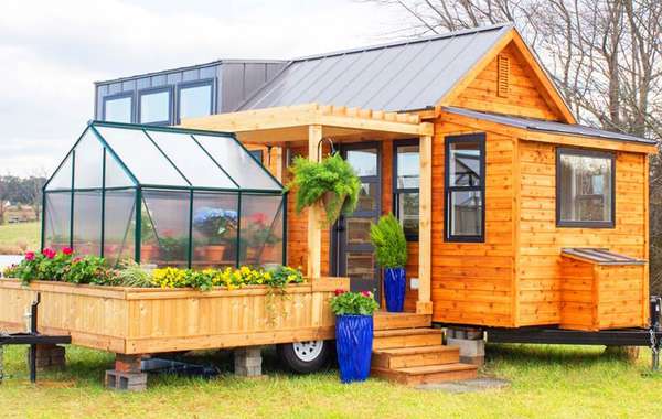 一个小房子,有一个温室——是的,这是可能的!